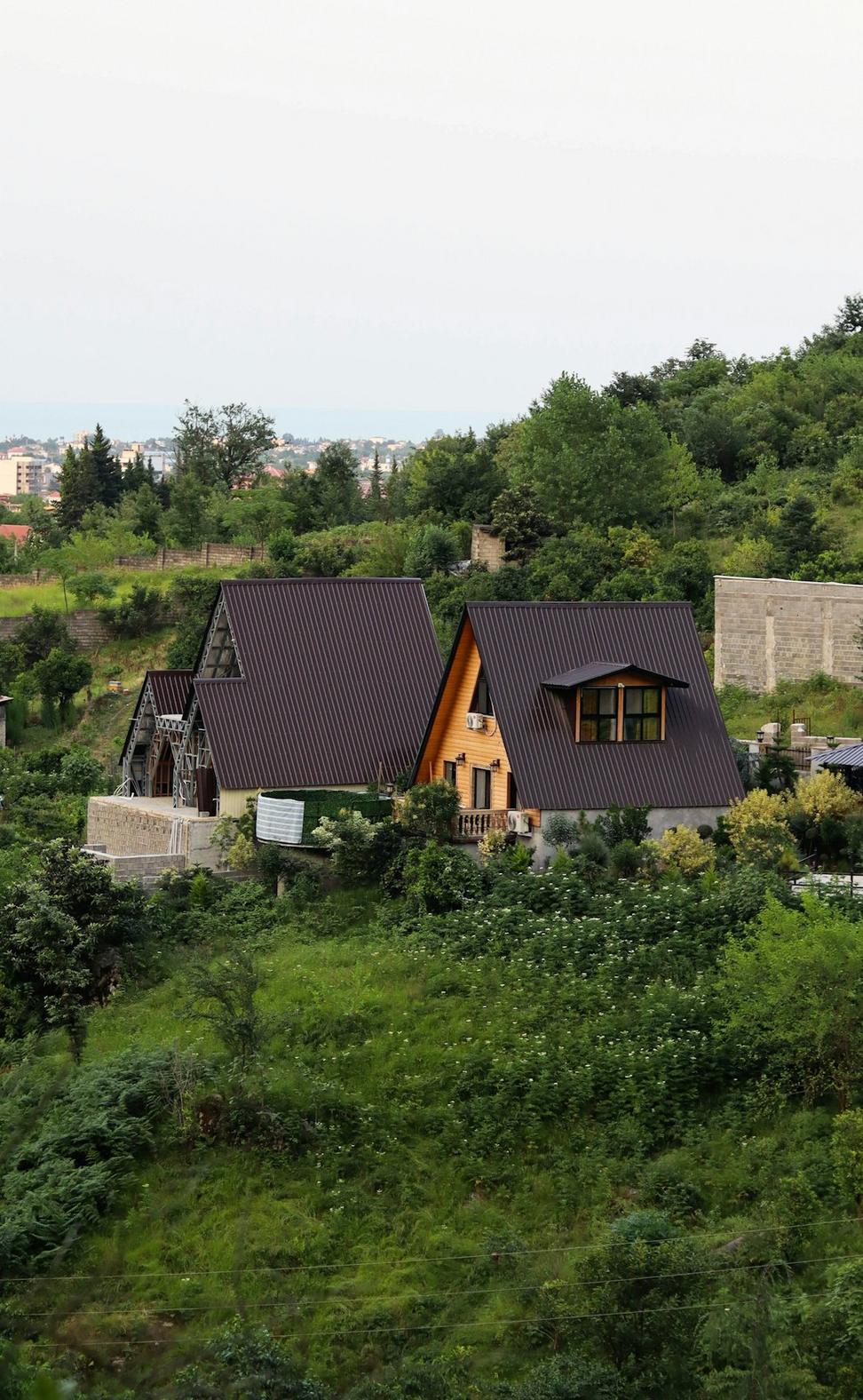 Hillside home complete